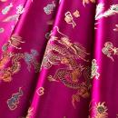 Satin aus China PINK DRAGON | Meterware